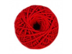 sznurek bawełniany 3mm czerwony