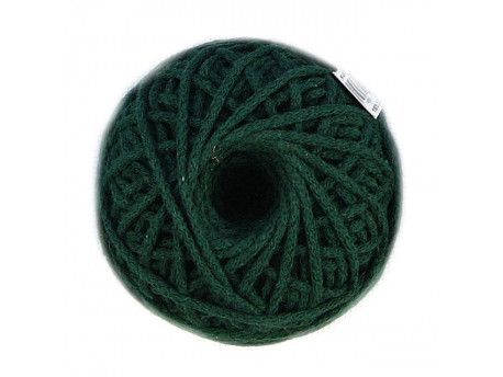 sznurek bawełniany 3mm -zielony ciemny