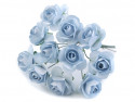 sztuczne róże niebieskie 12 szt.