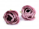 kwiat sztuczny jaskier stary róż 2 szt.