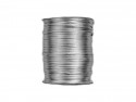 sznurek satynowy 2 mm srebrny szpula 100m