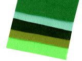 filc dekoracyjny zestaw zielony