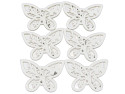 ozdoba drewniana motyl 6szt z przylepcem
